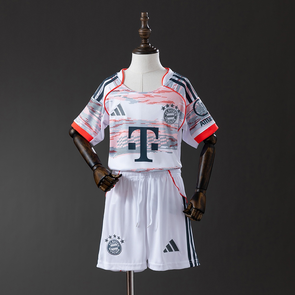 JER-10614_1 Bayern Munich Away Kids Jersey 25/26 - 图片 1