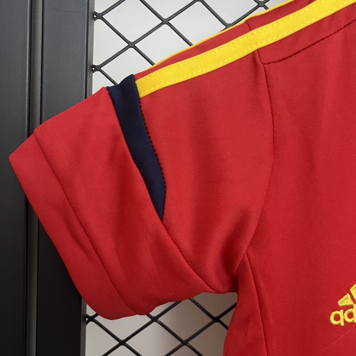 Spain 2012 Home Kids Jersey - 图片 4