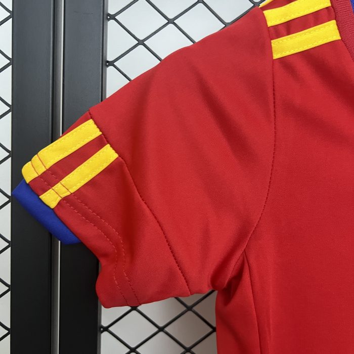 Spain 2010 Home Kids Jersey - 图片 4