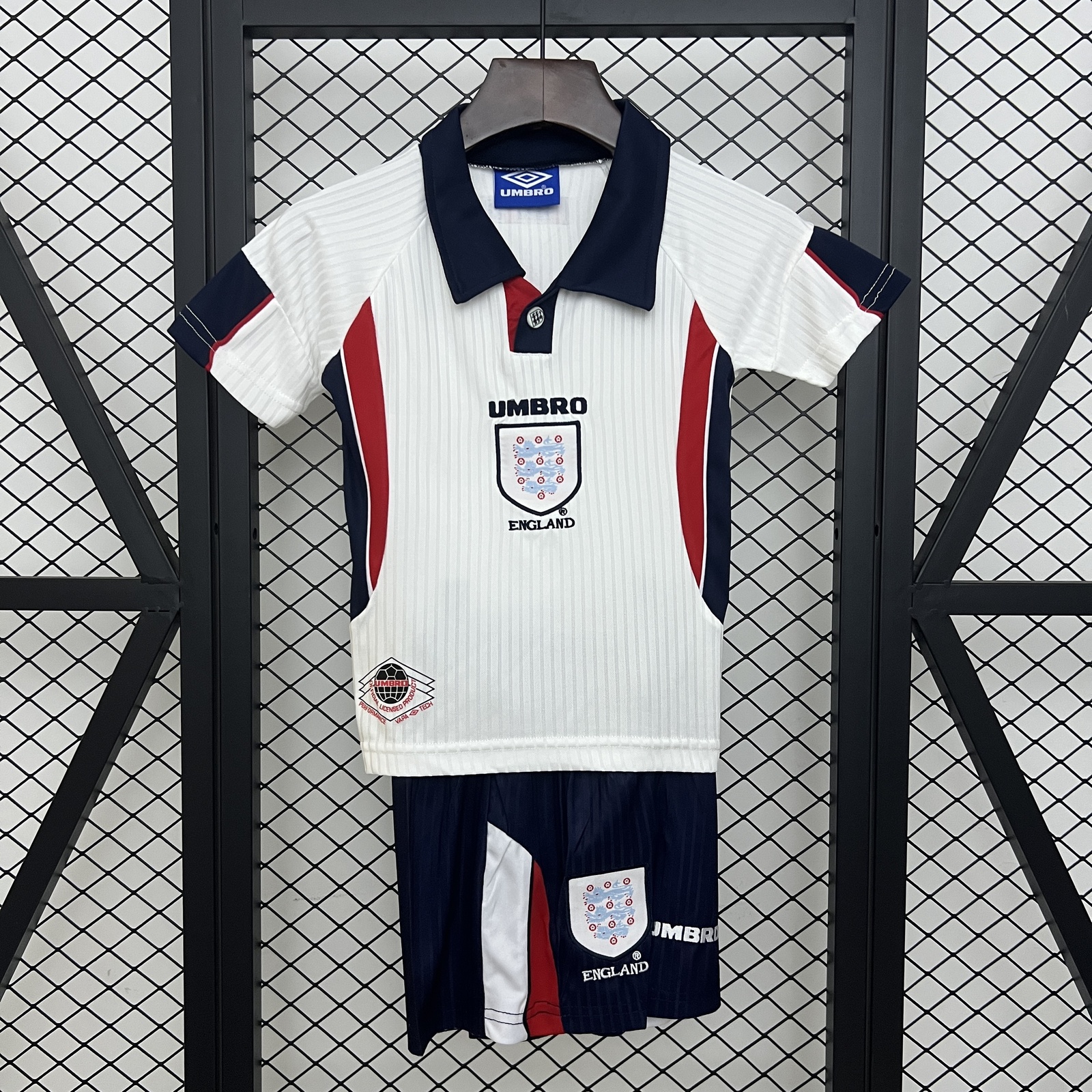 JER-10631_1 Kids England 1998 Home Jersey - 图片 1