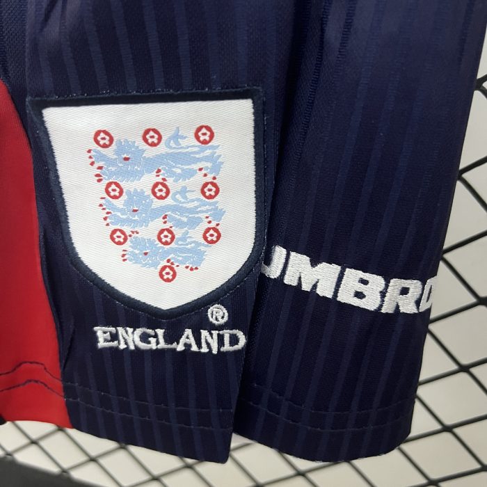 Kids England 1998 Home Jersey - 图片 4