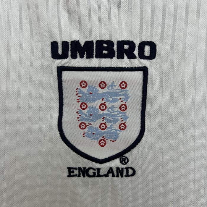 Kids England 1998 Home Jersey - 图片 7
