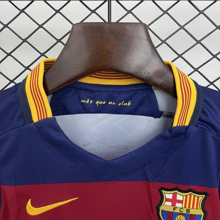 Barcelona 15-16 Home Kids Jersey - 图片 2