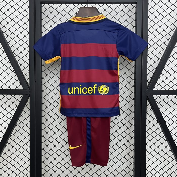 Barcelona 15-16 Home Kids Jersey - 图片 4