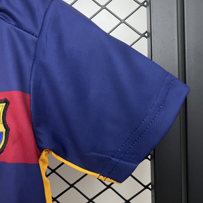 Barcelona 15-16 Home Kids Jersey - 图片 7