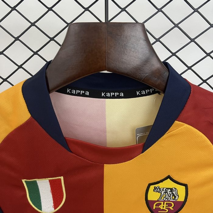 Roma 01/02 Home Kids Jersey - 图片 8
