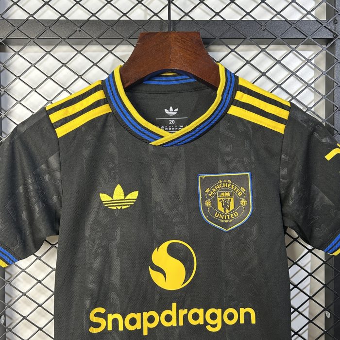 Manchester United Third Away Kids Kit 25/26 - 图片 2