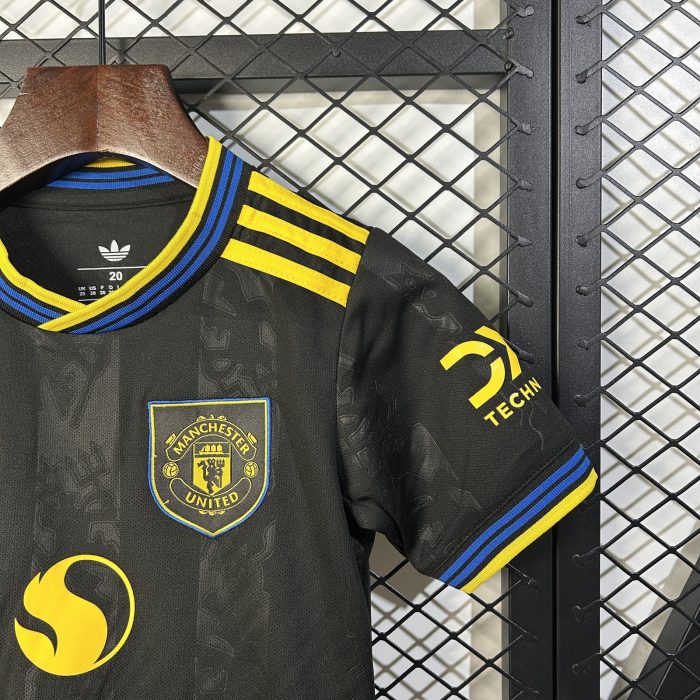 Manchester United Third Away Kids Kit 25/26 - 图片 7