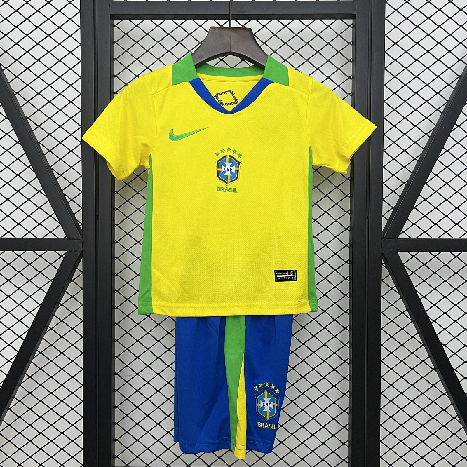 JER-10654_1 Brazil Kids Home Jersey 2025 - 图片 1