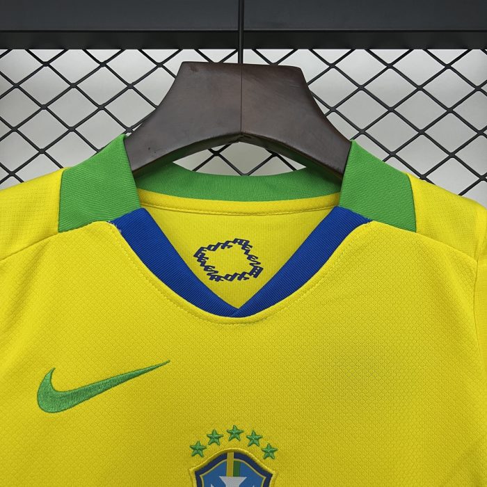 Brazil Kids Home Jersey 2025 - 图片 2