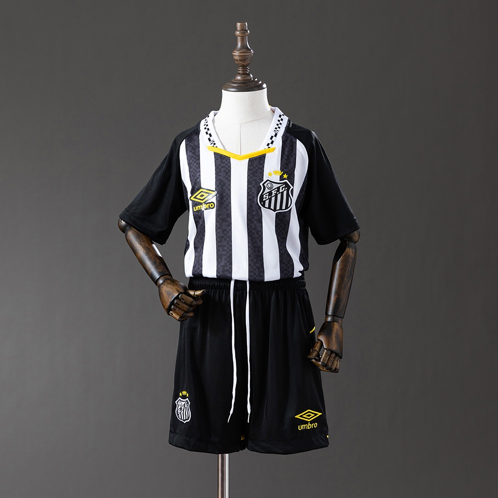JER-10666_1 Santos Away Kids Jersey 25/26 - 图片 1