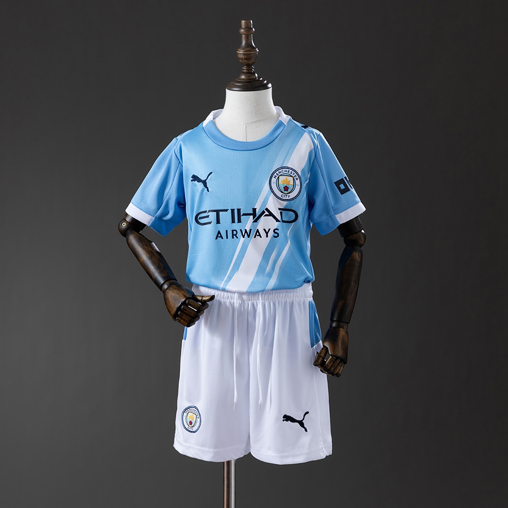 JER-10680_1 Manchester City Kids Home Jersey 25/26 - 图片 1