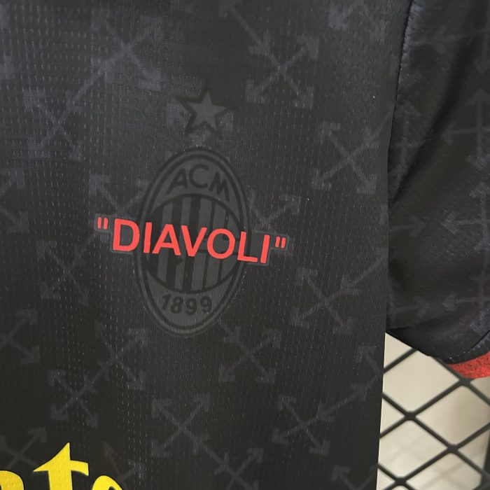 AC Milan Co-Branded Edition Kids Jersey 2025-26 - 图片 2