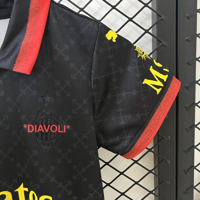 AC Milan Co-Branded Edition Kids Jersey 2025-26 - 图片 7