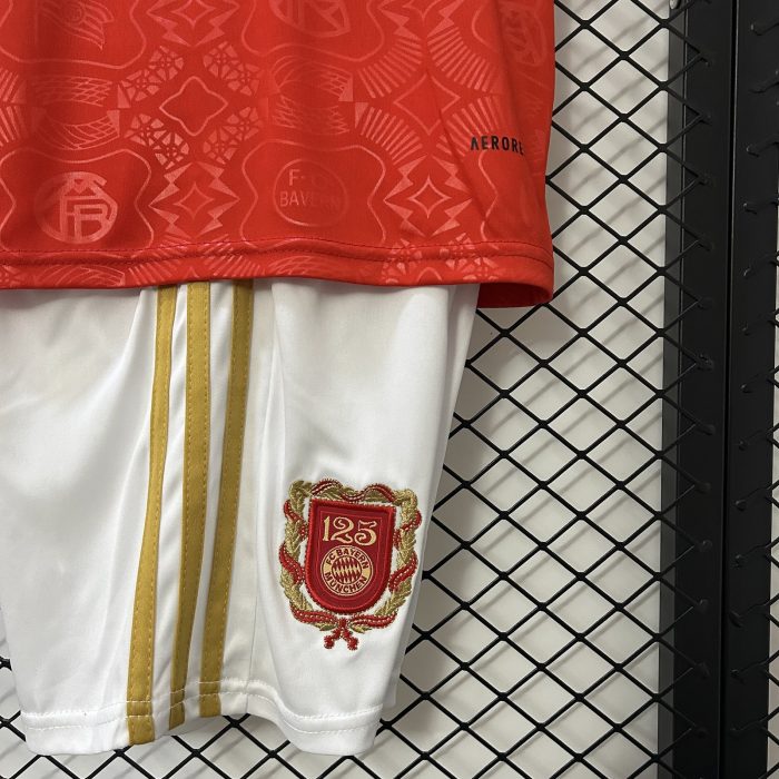 25/26 Kids Bayern Munich 125th Anniversary Jersey 16-28 - 图片 7