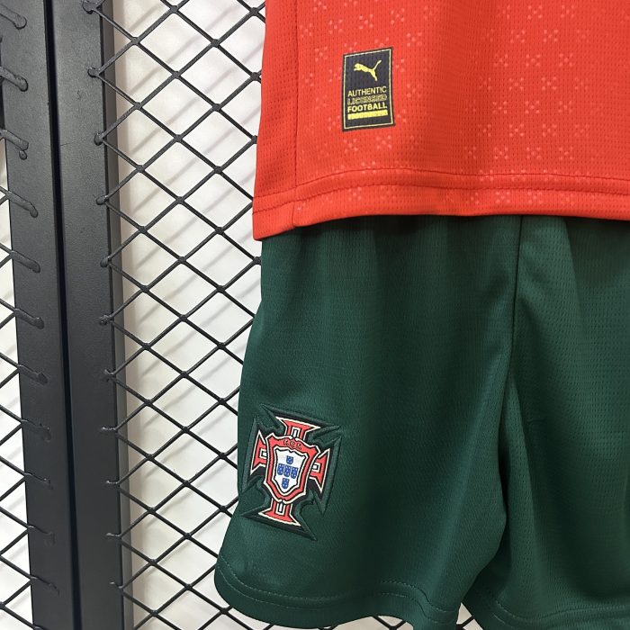 Portugal Home Kids Jersey 2025 - 图片 3