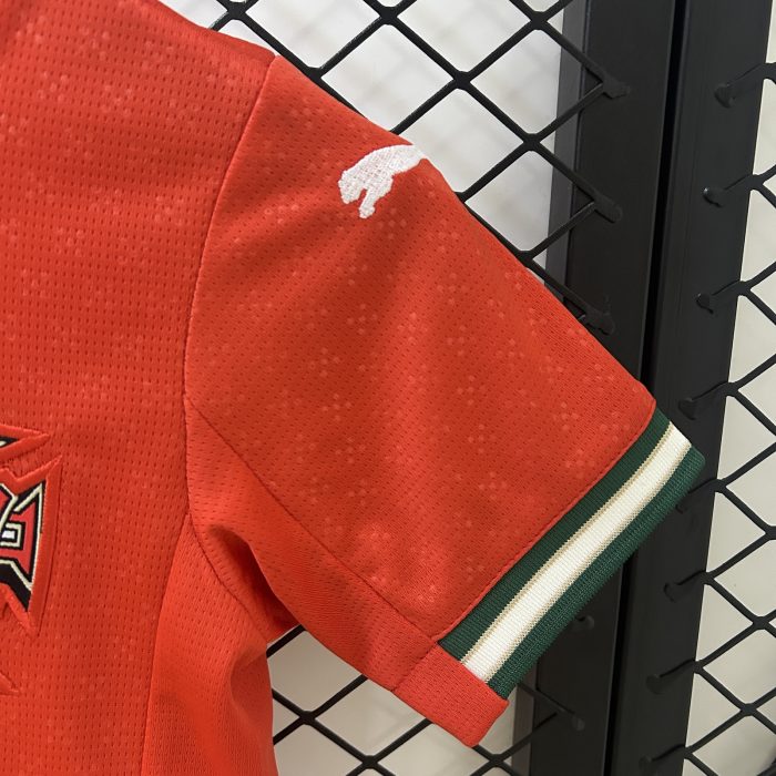 Portugal Home Kids Jersey 2025 - 图片 7