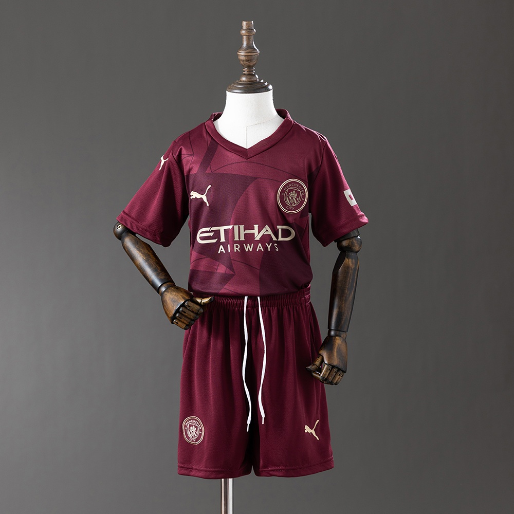 JER-10698_1 Manchester City Third Away Jersey 24/25 Kids - 图片 1