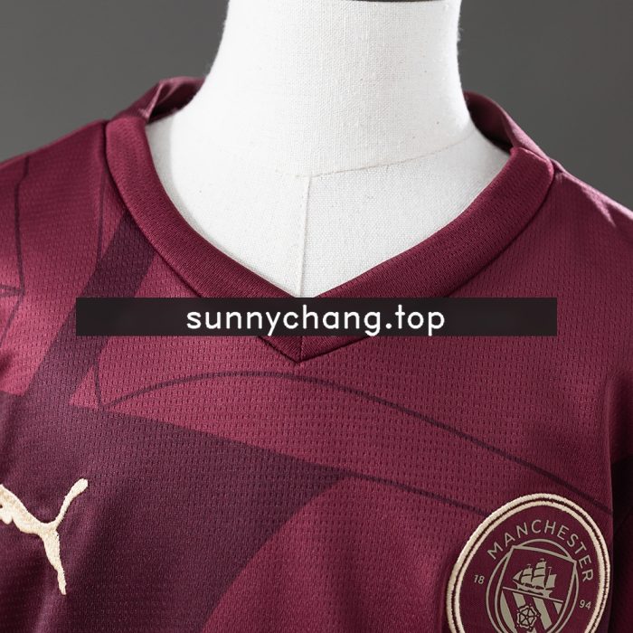 Manchester City Third Away Jersey 24/25 Kids - 图片 8
