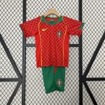 Portugal 2004 Home Kids Jersey