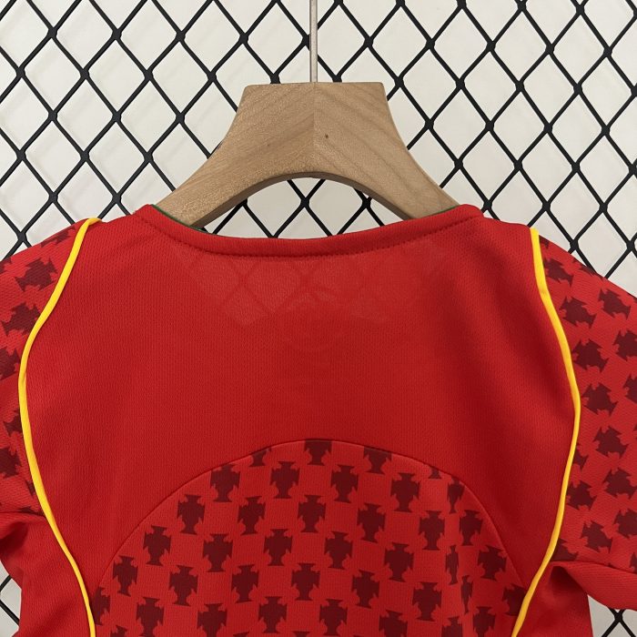 Portugal 2004 Home Kids Jersey - 图片 2