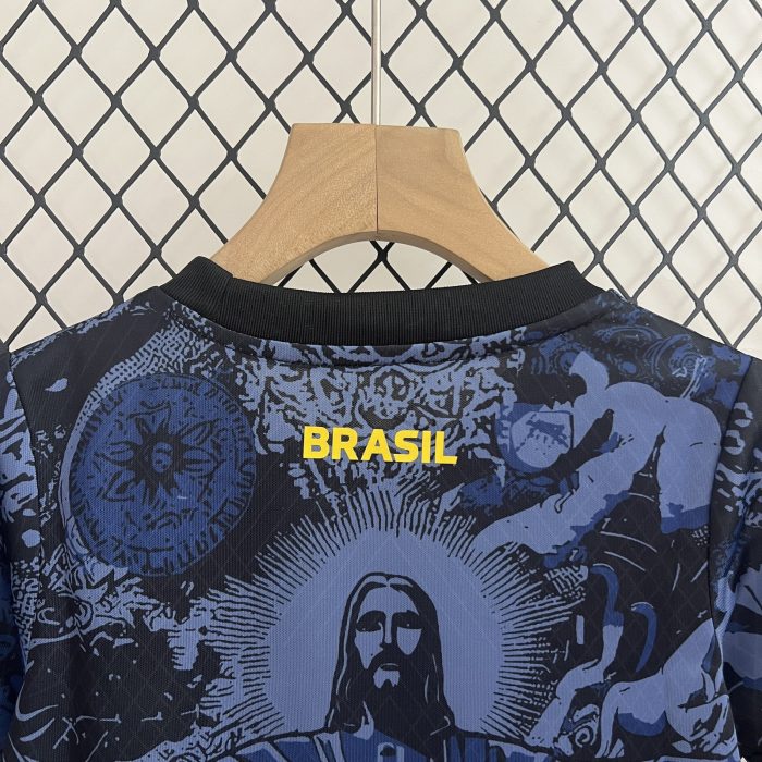 Brazil Special Edition Kids Jersey 2024 - 图片 2