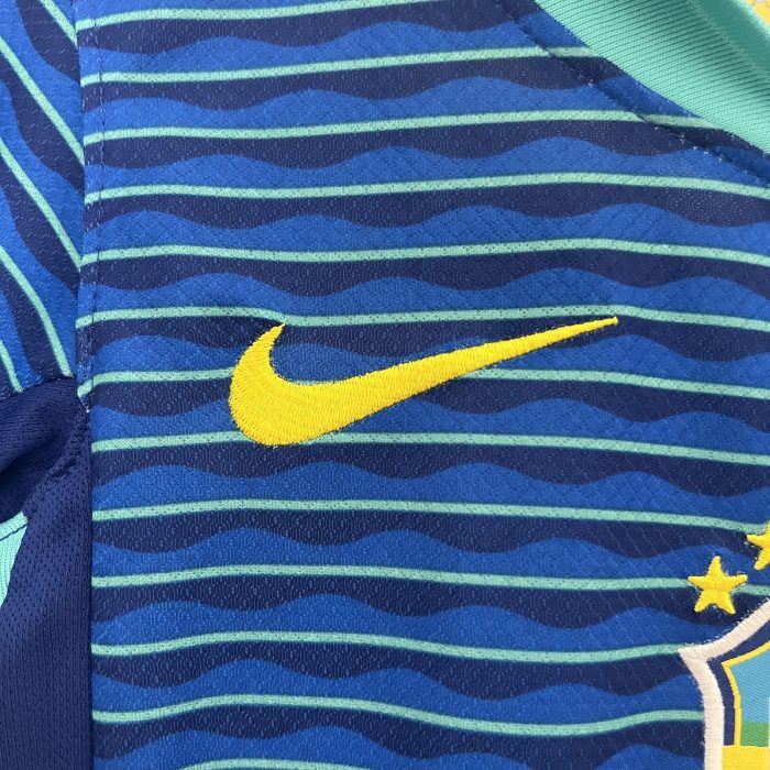 Brazil Away Kids Jersey 2024 - 图片 2