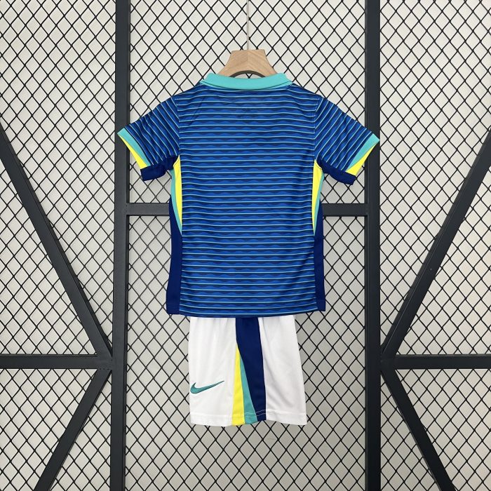 Brazil Away Kids Jersey 2024 - 图片 6