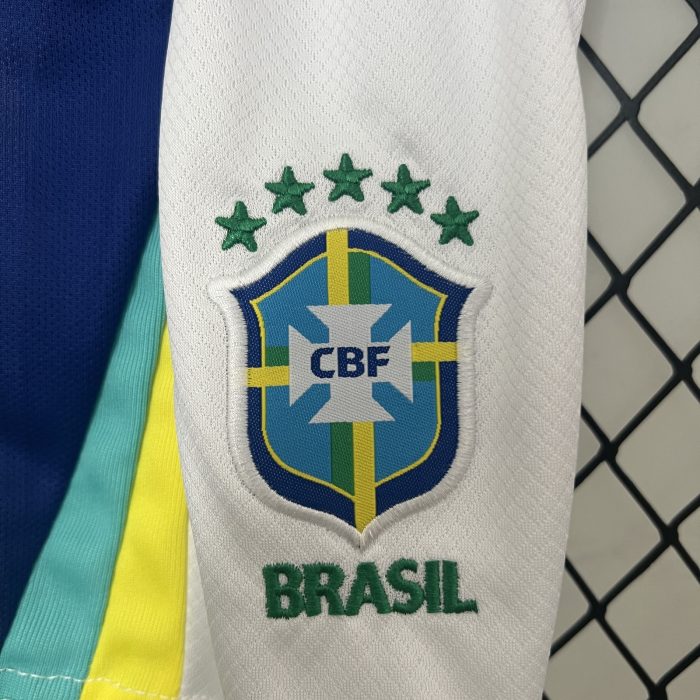 Brazil Away Kids Jersey 2024 - 图片 7
