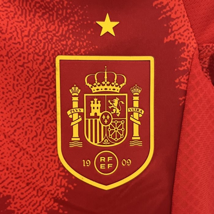 2024 Kids Spain Home Jersey - 图片 4