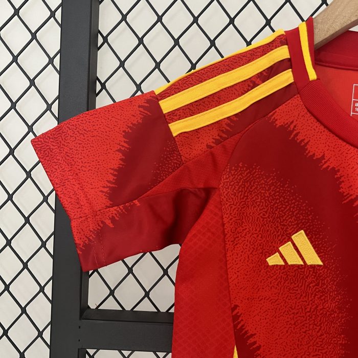2024 Kids Spain Home Jersey - 图片 5