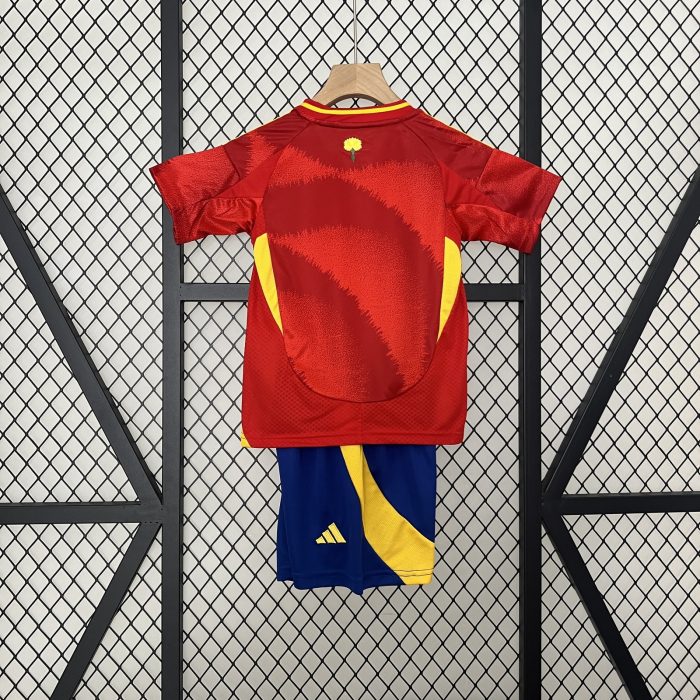 2024 Kids Spain Home Jersey - 图片 8