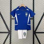 Brazil 2002 Away Kids Jersey