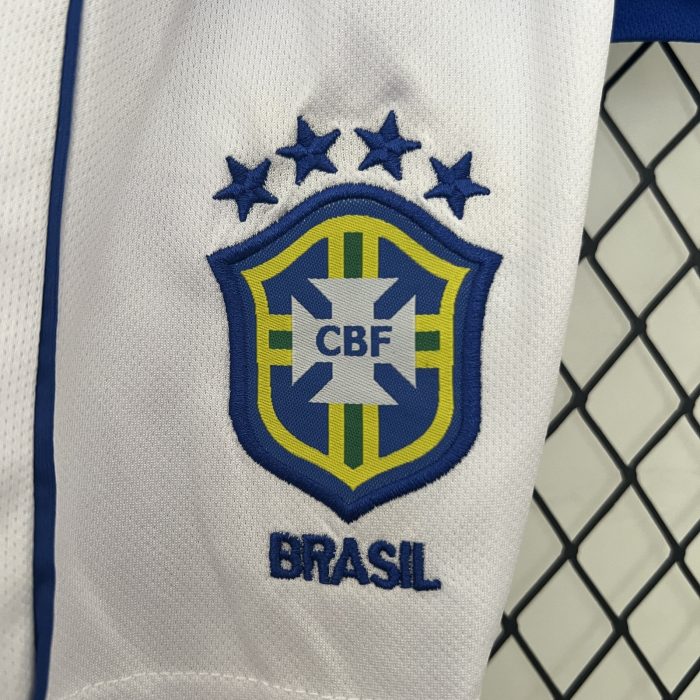Brazil 2002 Away Kids Jersey - 图片 4