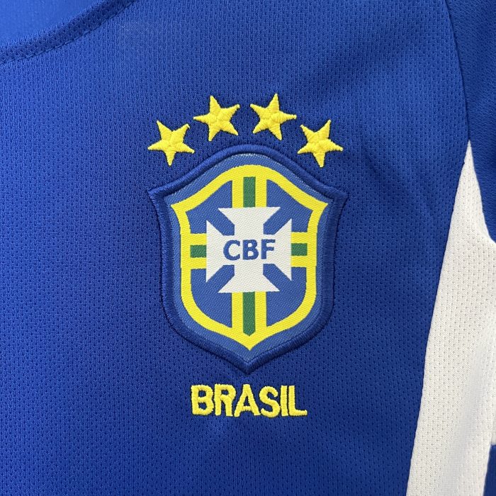 Brazil 2002 Away Kids Jersey - 图片 5