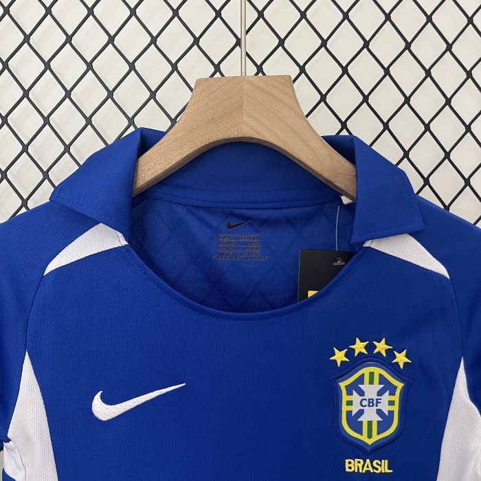 Brazil 2002 Away Kids Jersey - 图片 8