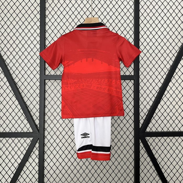 Kids Manchester United 1994-96 Home Kit - 图片 5