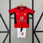Kids Manchester United 2002-2004 Home Kit