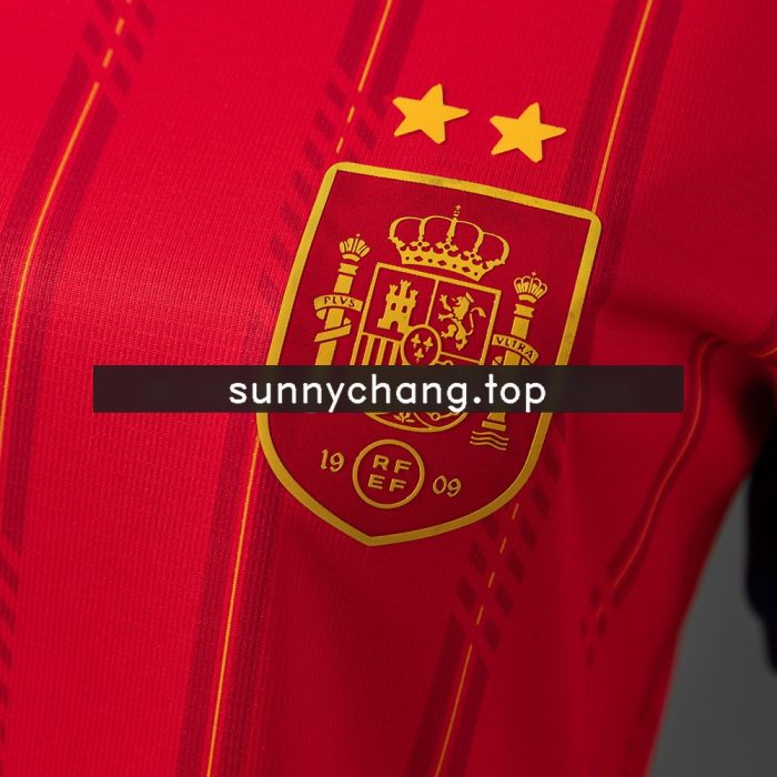 Spain 2026 Women's Home 2-Star Champion Edition Jersey - 图片 7