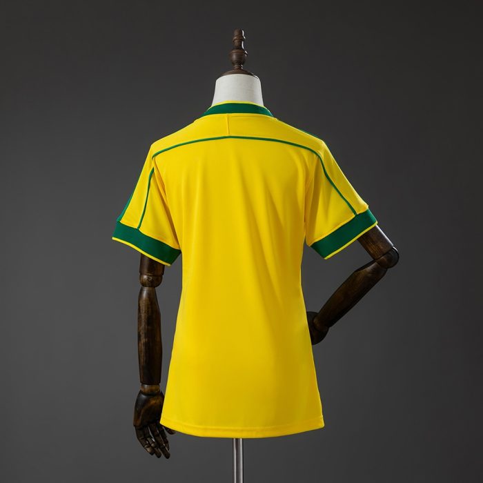 Brazil 1998 Home Women's Retro Jersey - 图片 2