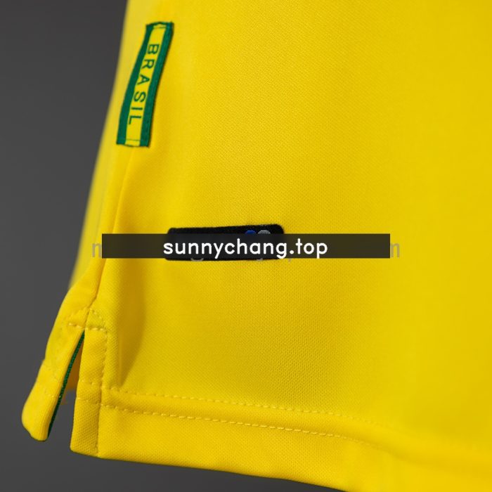 Brazil 1998 Home Women's Retro Jersey - 图片 3