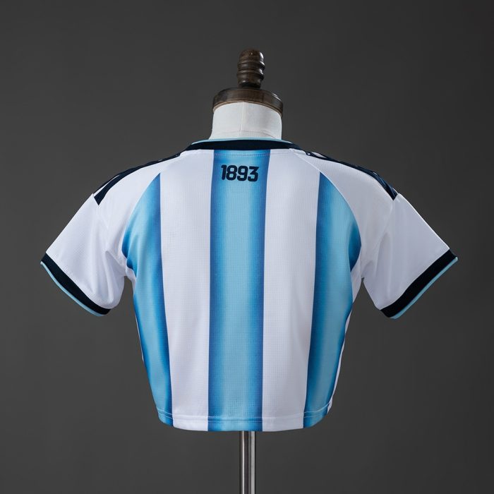 Argentina 2026 Home Women's Crop Top - 图片 2