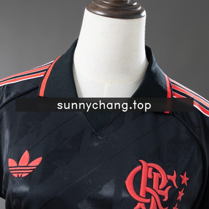 Flamengo 25/26 Lifestyler Retro - Black Women's Jersey - 图片 6