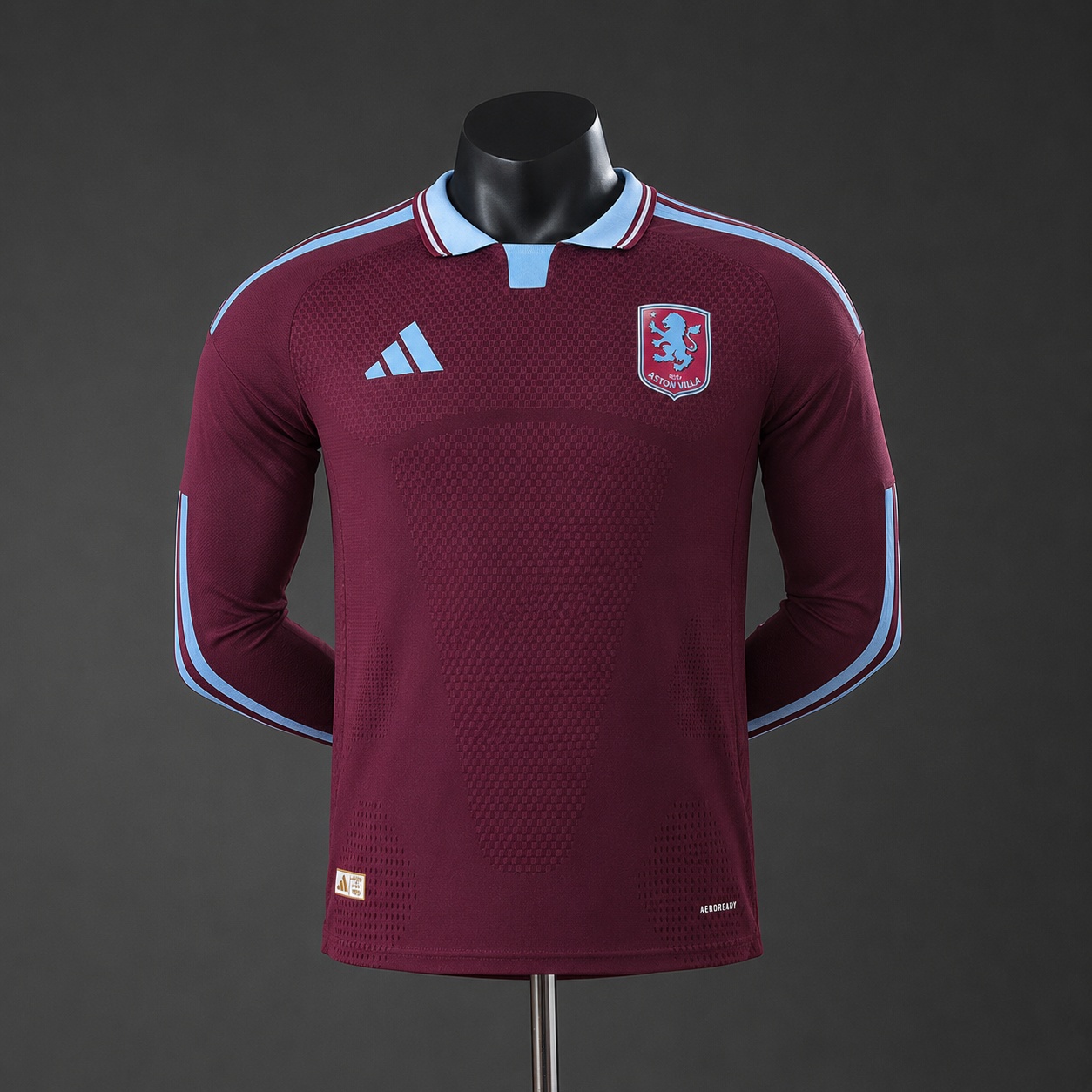 JER-11037_1 Aston Villa 26/27 Home Player Version Long Sleeve Jersey - 图片 1
