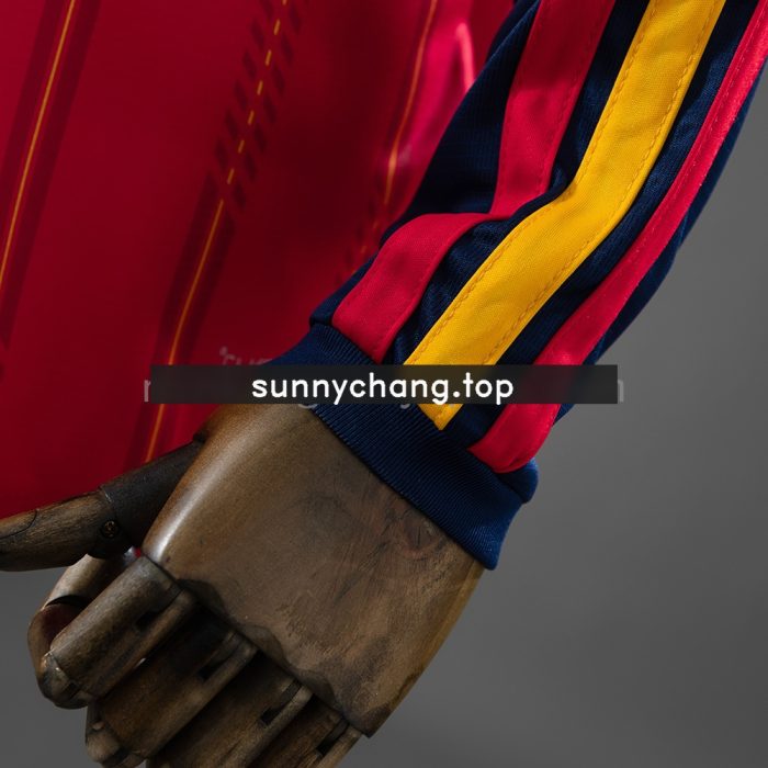 Spain 2026 Home 2-Star Champion Edition Long Sleeve Jersey - 图片 5