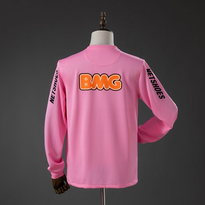 Santos 12/13 Retro Pink Long Sleeve Jersey - 图片 2