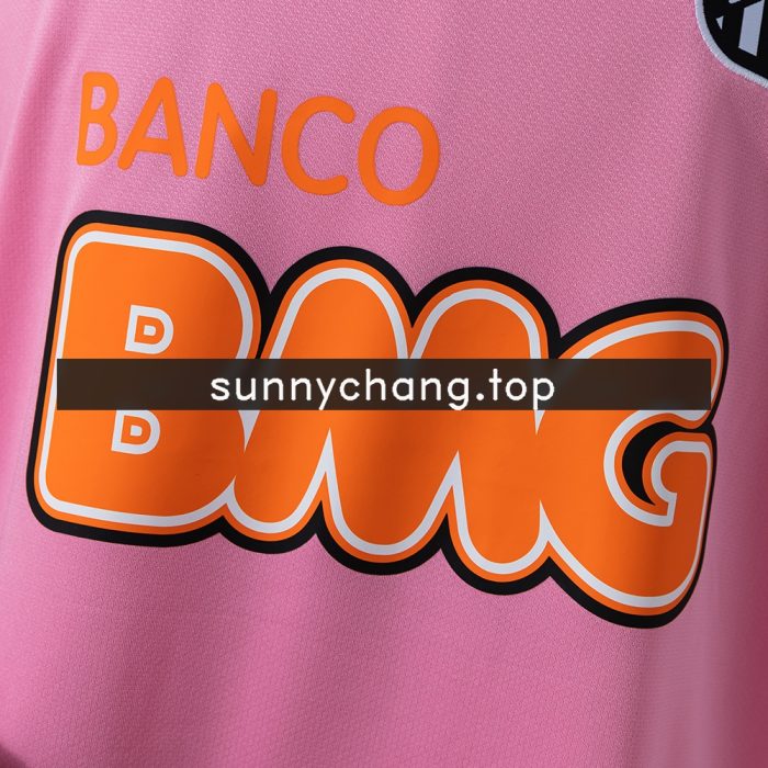 Santos 12/13 Retro Pink Long Sleeve Jersey - 图片 8