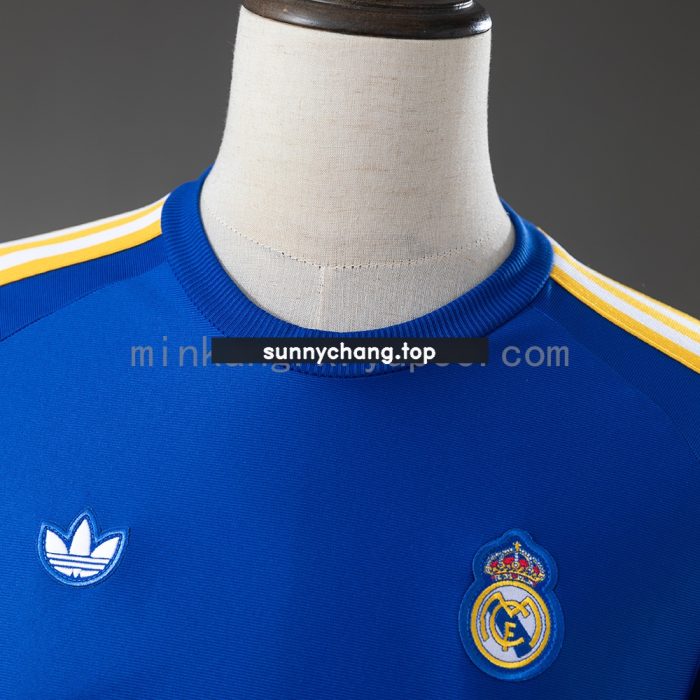 Real Madrid Terrace Icons Long Sleeve T-Shirt Blue - 图片 6