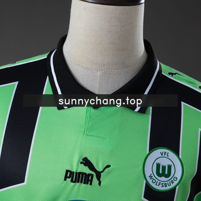 Wolfsburg 99/00 Away Retro Long Sleeve Jersey - 图片 8
