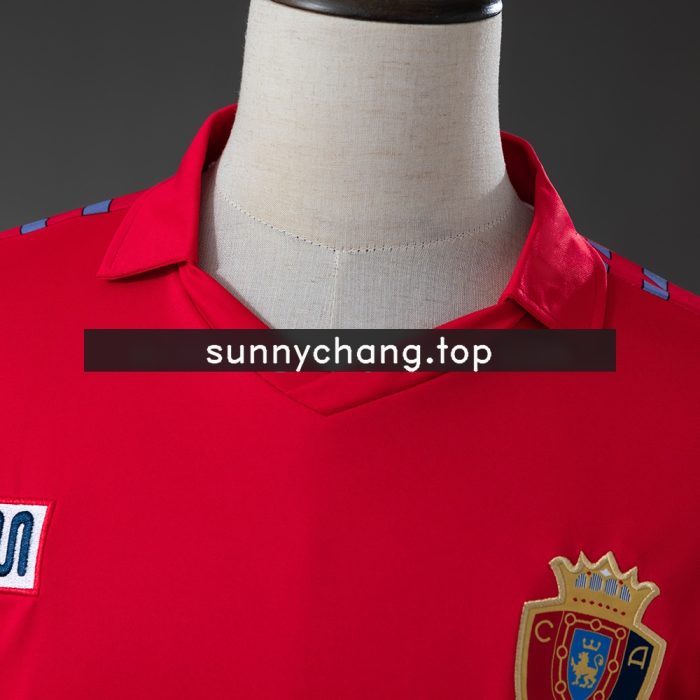 Osasuna 1983 Home Retro Long Sleeve Jersey - 图片 6
